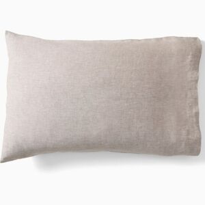 West Elm European Flax Linen Standart Sham,Retail Price $54.00US,Color Dark Flax